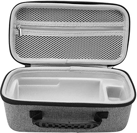 Projektortasche, Projektor Eva Hartschalenkoffer Reisetasche, Projektor Aufbewahrungstasche, Projektor Tragetasche für Nebula Anker Capsule 3 1080P Projektor, Grau