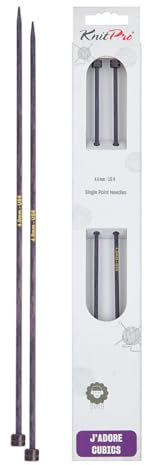 KnitPro J’adore Cubics Lange Nadeln 12 (30cm) | 4mm