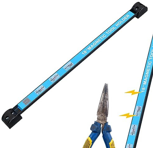 Tsuchiya Magnetische Werkzeugleiste,Werkzeug-Organizer, Magnetleistenhalter, Magnetleiste | Große Kapazität und stabile Magnetstreifen für Werkstatt und Werkbank
