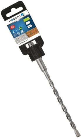 Högert Technik - Professionelle SDS+ Beton BX2 Bohrer 22x600 mm | 2-schneidig, zum Bohren in Ziegel, Stein, Keramik, Beton und Stahlbeton.