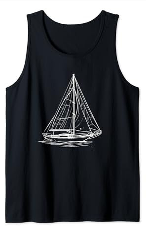 Segeln Skizze Segelteam Segelausbildung Tank Top