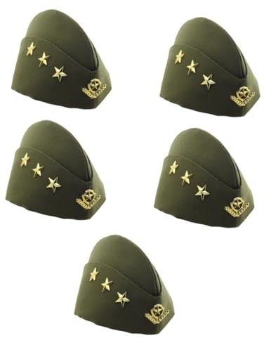 SOIMISS Pilotenkopfbedeckung 5st Baskenmütze Militärmütze Stewardess-kostüm Kapitänsmütze Für Herren Militar Stirnband Kapitäne Segelhut Herrenmütze Kleider Hut Herren Stewardess-bootsmütze