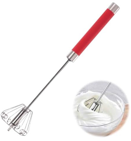 Effortless Whisking. Your GoTo Mini Manual Whisk! Achieve Perfect Results with This Mini Hand Whisk - Compact, Convenient, and Efficient Hand Push Whisk Design