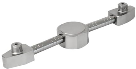 Ohewiiuk Tragbarer Gasherd-Kanister-Verbindungsadapter, 1-Zu-2-Anschluss, Tank-Konverter für Outdoor-Wandern, Picknick, Grillen, Einfach zu Bedienen