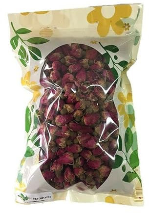 125g Grüner Bio-Kräutertee – Original Natürliche Getrocknete Rote Rosenknospen – Kräutertee Auf Basis Traditioneller Rezeptur Dufttee Intensives Rosenaroma Geschmeidige Textur