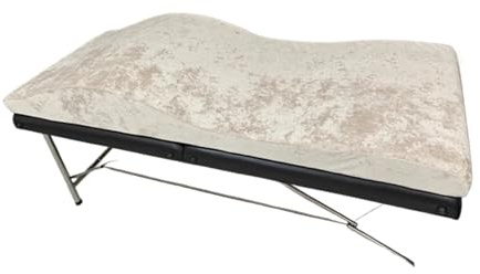 Ayztantine Surmatelas de Massage Courbé en Mousse à Mémoire de Forme pour Table de Massage et Matelas Extension de Cils(Color 2,60x180x18cm)