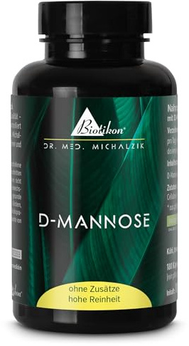 D-Mannose nach Dr. Michalzik, 2000-5000 mg D-Mannose, 180 Kapseln | 2000-5000 mg D-Mannose • eigene deutsche Produktion • ohne Zusätze