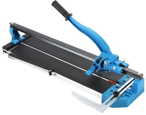 OWOHYG 600mm Floor Cutter Heavy Duty Manual Tile Cutter Max Cutting Thickness 6-15mm Non-skid Rubber Thick Sole Solid Guide Rail