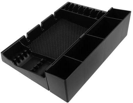 OUNONA Barber Clipper Tray Organizer Durable Clipper Guard Holder for Salon Tools Portable Haircut Supplies Storage Keeps Combs Cutting Guides Neat Orderly