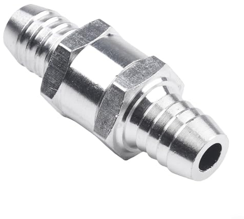 Válvula antirretorno de aleación de aluminio, solución eficaz para problemas de reflujo de combustible en vehículos (14 mm)