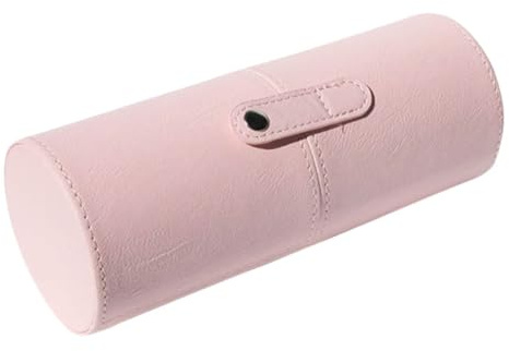 Vaguelly Makeup Brush Case Pu Organisateur Pinceaux Cosmétique Pot Maquillage Rose Portable Pour Voyage Et Usage Quotidien