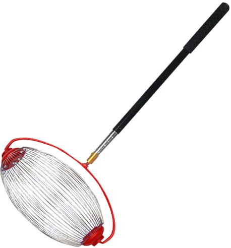 Noix Rouleau Collecteur Télescopique, Ramasse-Fruits, Pour Ramasser Sans Se Baisser, Cueilleur De Récolte De Noix Rassembleur En Acier Inoxydable, Cueilleur De Pommes De Pin À Rouleau Supérieur