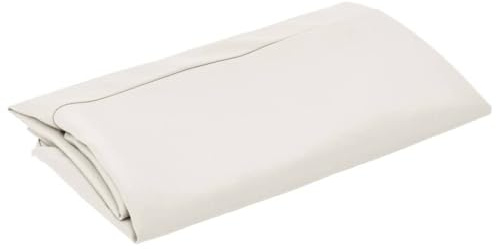 Nqyjm Housse de rechange pour parasol déporté - Blanc sable - 350 cm - Pour jardin, terrasse, extérieur