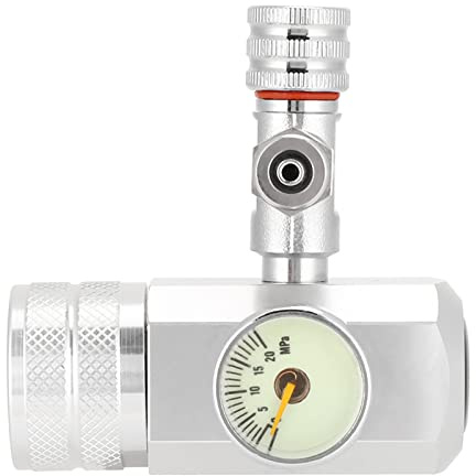 Phefop Regolatore di CO2, Crescita delle Piante per Acquario con Ampio Display e Regolazione di Precisione, per per Acquari a CO2 con Interfaccia W21.8 (Contatore Singolo Piccolo g5/8 Senza