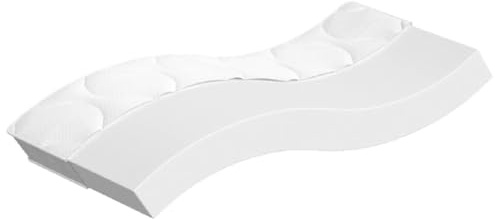 QUAHEAS Bonnell madrass fjäderkärna medium 80 x 200 cm med ventilerande tyg, tvättbart överdrag, bekväm stoppning, ergonomisk hårdhetsgrad, för sovrum och rullmadrass användning