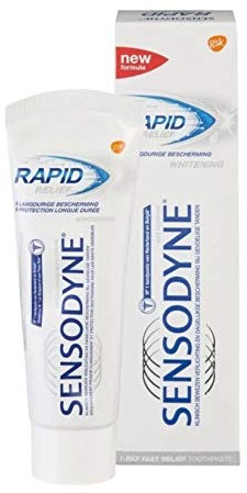 4 x SENSODYNE Zahnpasta Rapid Relief Whitening - 75ml