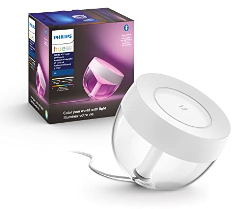 Philips Hue Iris Smart LED Table Lamp, White - White and Color Ambiance - 1 Pack - Control with Hue App - Works with Alexa, Google Assistant, and Apple Homekit
