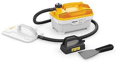 WAGNER unità staccaparati a vapore SteamForce Plus, contenitore 4 l, tempo di vapore max. 70 min, tubo flessibile 3,7 m, piastra e spatola per vapore aggiuntiva, 2.000 W, 230 V