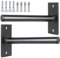SYL Fitness Wandmontierter Hantelscheibenhalter, Wandgewichtsaufbewahrungsregal - Fit 1 Zoll Hantelscheiben (Gewichtshalter für 2,5 cm Platten)