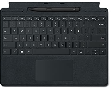 Microsoft Clavier Signature Surface Pro avec stylet Microsoft Surface Slim 2 Noir