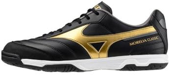 Mizuno Morelia Sala Classic In Q1GA230250, Men Indoor Football Trainers, Black, 43 EU