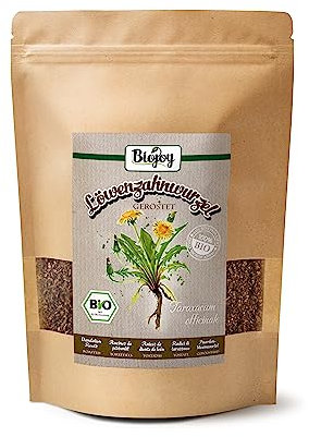 Biojoy Raíces de diente de león Ecológico (500 g), secadas y tostadas, ideales para Infusión (Taraxacum officinale)
