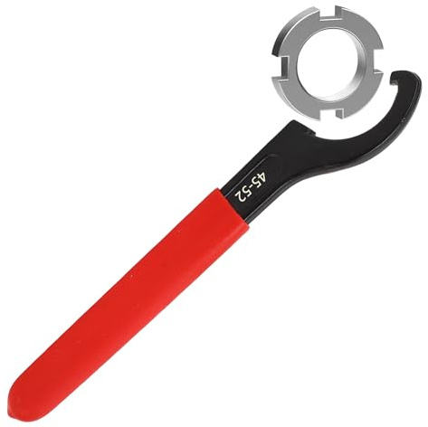 Tissting C Chiave a Gancio 45-52mm, 195mm Acciaio ad Alto C Chiave a Settore Laterale con 110mm Maniglia Antiscivolo, Chiave Inglese per Dadi Cilindrici