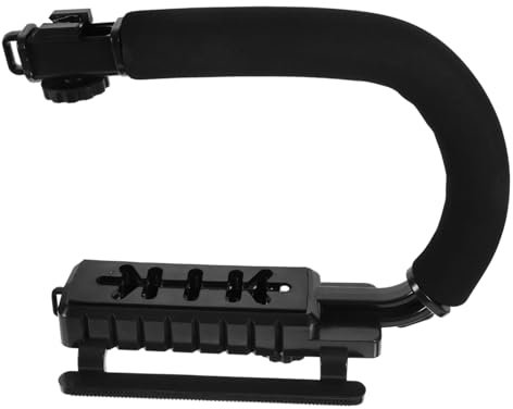 Gatuida Professioneller Handystabilisator Gimbal Mit Verstellbarem U-förmigem Blitzschuhhalter Für DSLR Kamera Leichter Videostabilisator Für Reisen Und Outdoor Filmen