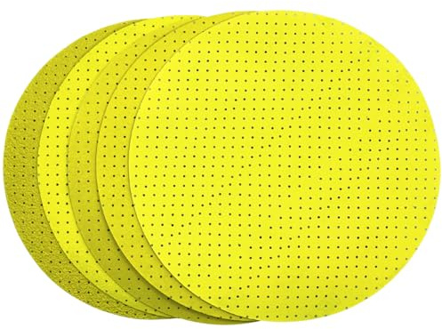 Disques abrasifs pour cloison sèche 225 mm // Disques multi-trous en oxyde d'aluminium pour séchage // 40, 80, 120, 180, 220 et grains mixtes (emballés par 10) (grain 180 (lot de 10))