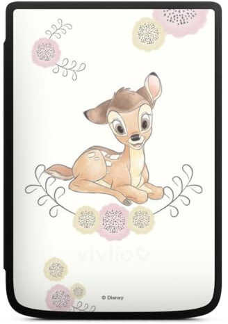 DeinDesign Coque pour liseuse Compatible avec Vivlio Touch HD Plus Etui pour liseuse Protection pour liseuse Disney Produit sous Licence Officielle Bambi