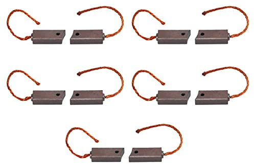 Escobillas De Carbón Del Alternador Zohisin Juego De 10 Piezas Regulador Del Alternador Con Conductividad Térmica Y Resistencia Mecánica Apto Para Generadores Y Motores