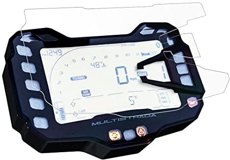Speedo Angels Pellicola Protettiva per cruscotto Compatibile con MULTISTRADA 950/1200/1260 (2015-), 1 x Ultra Clear