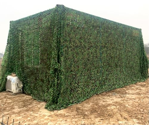 Malla De Camuflaje De Camuflaje Militar, Red De Camuflaje Exteriores, 2m 3.0m 4.0m 5m 6m 7m 10m 11m 12m 15m, Red De Sombra A La Terraza, para Cámping Caza Decoración Abrigo(1X15m)