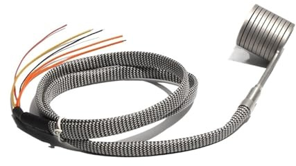 Riscaldatori A Bobina For Canale Caldo Elettrici, Riscaldatori A Fascia For Ugelli Con Termostato, Filo Sezione 3x3 Mm, Compatibili Con LUJINXUN(220V_300W 16X25MM)