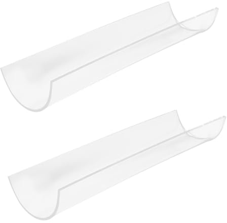 FELTECHELECTR 2 Pièces Moule à Gâteau Roulé Acrylique U-forme Ustensiles Pâtisserie Durables pour Cuisson Maison Support de Maintien Pratique pour Pâtissiers Amateurs et Professionnels