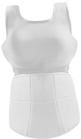 F Fityle Protection Abdominale et pectorale de karaté pour Femmes, Accessoire de Protection Respirant pour la Boxe, idéale pour Les, Les Camps d'été, S