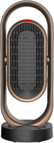 Electric Ceramic Fan & Heater (Warm & Cold weather), 1800W Heater, Energy Efficient Heater & Fan with 3 Mode 25°C, 30°C, 35°C, Remote Control, Tip-Over & Overheating, Quiet, Duel Oscillation -Houszy