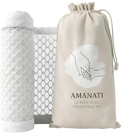Tour de lit respirant – Tour de lit certifié OEKO-TEX – Tours de lit pour tout-petits – Tour de Lit bébé pour Lit Bébé 60x120 cm – Contour de lit bebe offrant sécurité et confort pour votre bébé