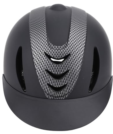 Casque d'équitation pour Enfants, léger, Respirant, réglable, absorbe Les Chocs, Conception résistante aux Chocs, pour Enfants, équitation, matériau ABS (M)