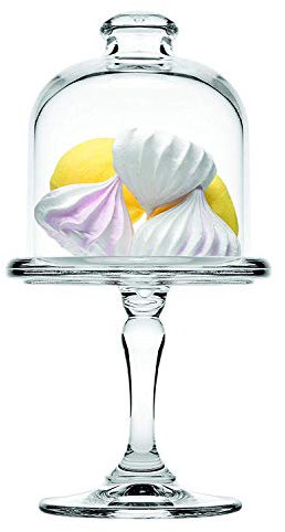 Pasabahce Patisserie Minialzata con Coperchio in Vetro Trasparente - diametro 10 cm