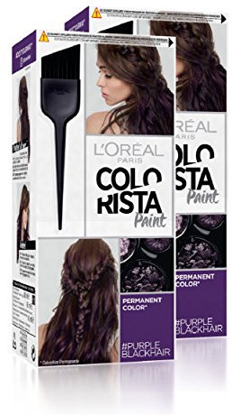 L'Oréal Paris - Colorista Paint - Colore permanente nero/viola 3.16, confezione da 2