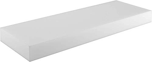 Schaumstoff für Palettenkissen - Sitzkissen 120 x 40 x 5cm - Schaumstoffpolster, Polster für Bankauflage - Schaumstoffplatte für Europalette - Schaum Matratze für DIY Polsterung Möbel ( RG 14/18 )