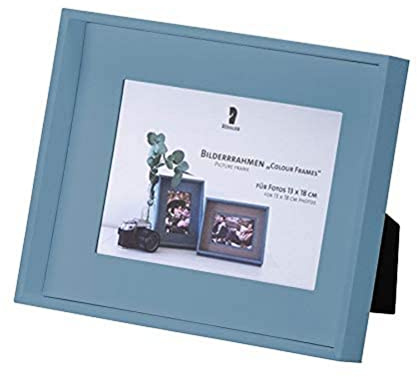 Rössler Papier 1300452151 - S.O.H.O. Bilderrahmen, Colour Frames, Format 13 x 18 cm, Denim, 1 Stück