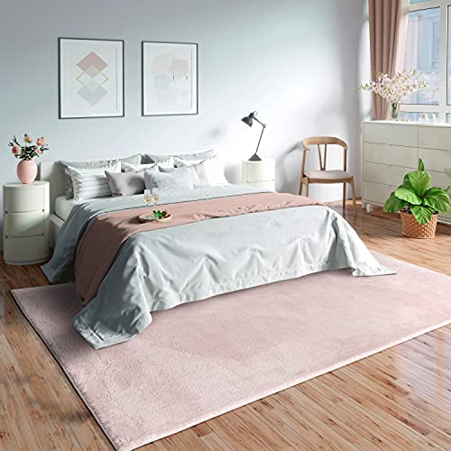 Mias Teppiche Olivia per soggiorno / camera da letto lavabili - 240x340 cm, Rosa