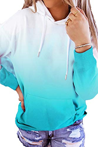 HVEPUO Sudaderas Mujer con Capucha Sudadera Tie Dye Moda 2021 Ropa Casual Hoodie
