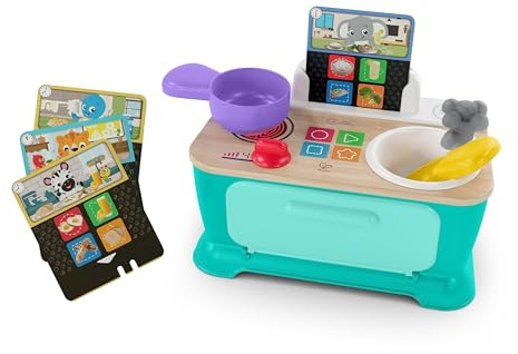 Baby Einstein + Hape Magic Touch Kitchen Vorgegebenes Kochspielzeug mit echten Geräuschen und Musik, ab 9 Monaten