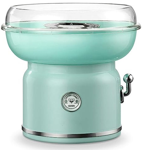 UZIAH Cotton Candy Maker, Professional Candy Floss Machine, Household Sugar Hard Candy Floss Maker, for Kids Birthday Party Festival Gift,Green