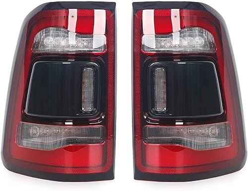SibblE Auto Rücklicht Für Dodge RAM 1500 2019-2021, Rückfahr Nebelscheinwerfer Heckbremse Lampe Blinker Zubehör, Left-Hand Drive