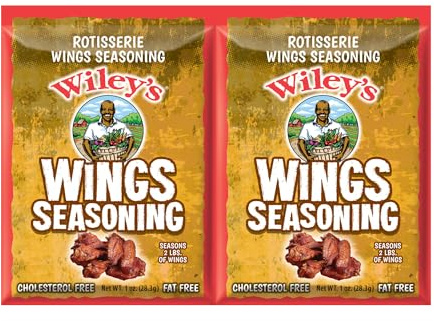 Wileys Seasonings: Eat Your Greens, Eat Your Yams, Eat Your Beans, Rotisserie Wings, and Southern BBQ wings | Flavorful Southern Food, Soul Food, and Everyday Cooking Essentials | Ships in Aromatik damage proof box (2, Rotisserie Wings)