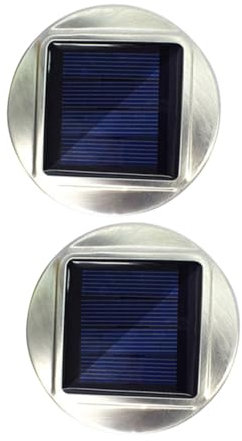 Gadpiparty Edelstahl Solarleuchte Deckel 2 Stück Selbstgemacht Solar Glaslampenabdeckung Wiederaufladbar Klein Und Leicht Für Gartenlaternen